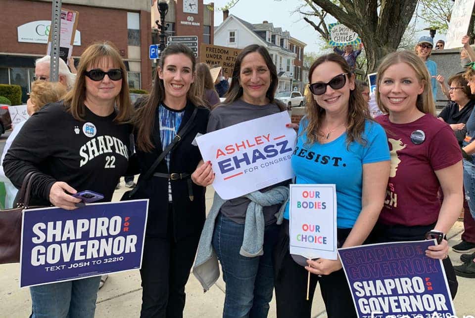 Poll: Democrat Ashley Ehasz 10 Points Ahead of Incumbent Republican Brian Fitzpatrick 1 Abortion Rights Rally 10 - Bucks County Beacon - Poll: Democrat Ashley Ehasz 10 Points Ahead of Incumbent Republican Brian Fitzpatrick