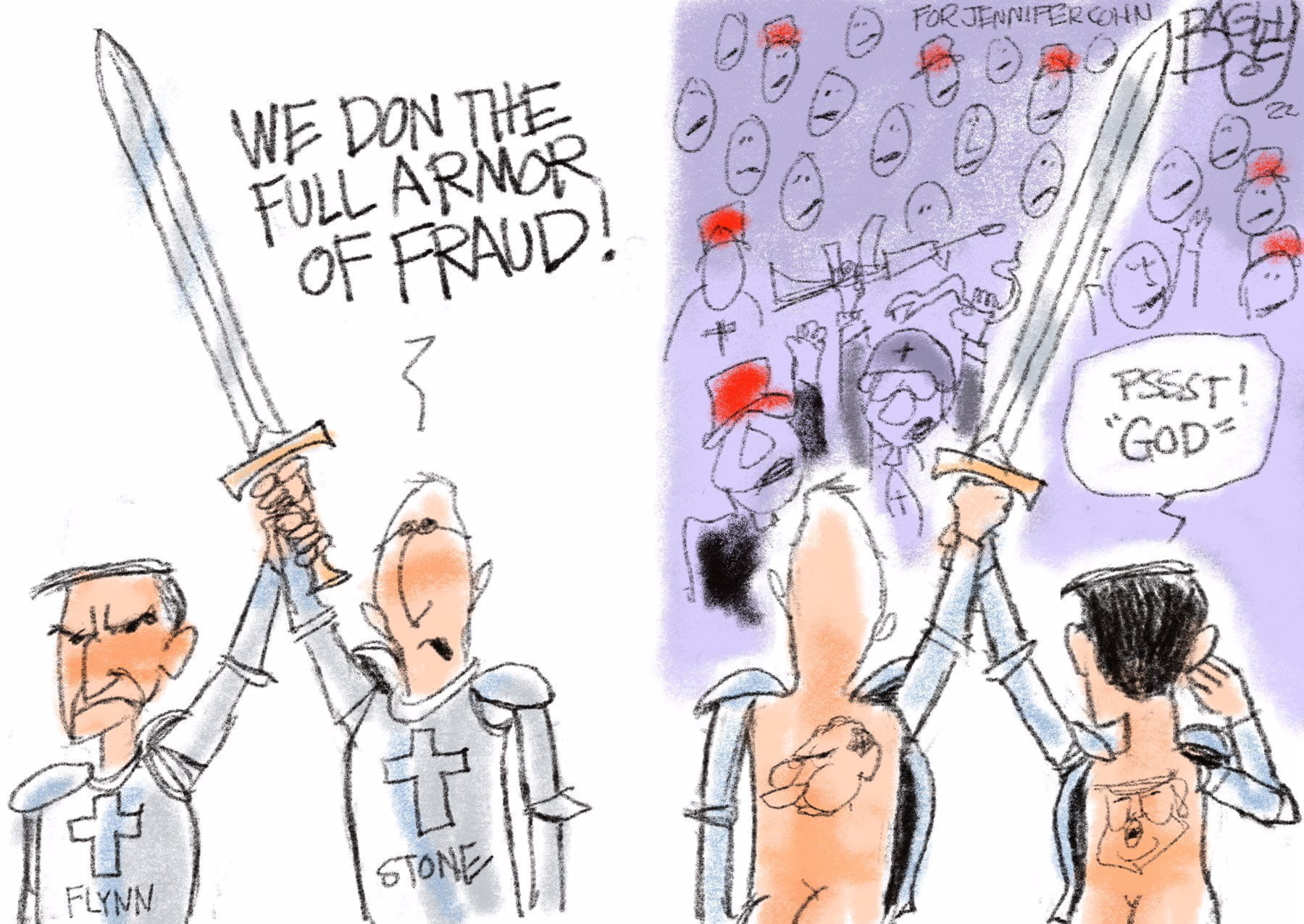 Flynn and Stone - Bucks County Beacon - Michael Flynn and Roger Stone’s Dangerous Crusade Continues