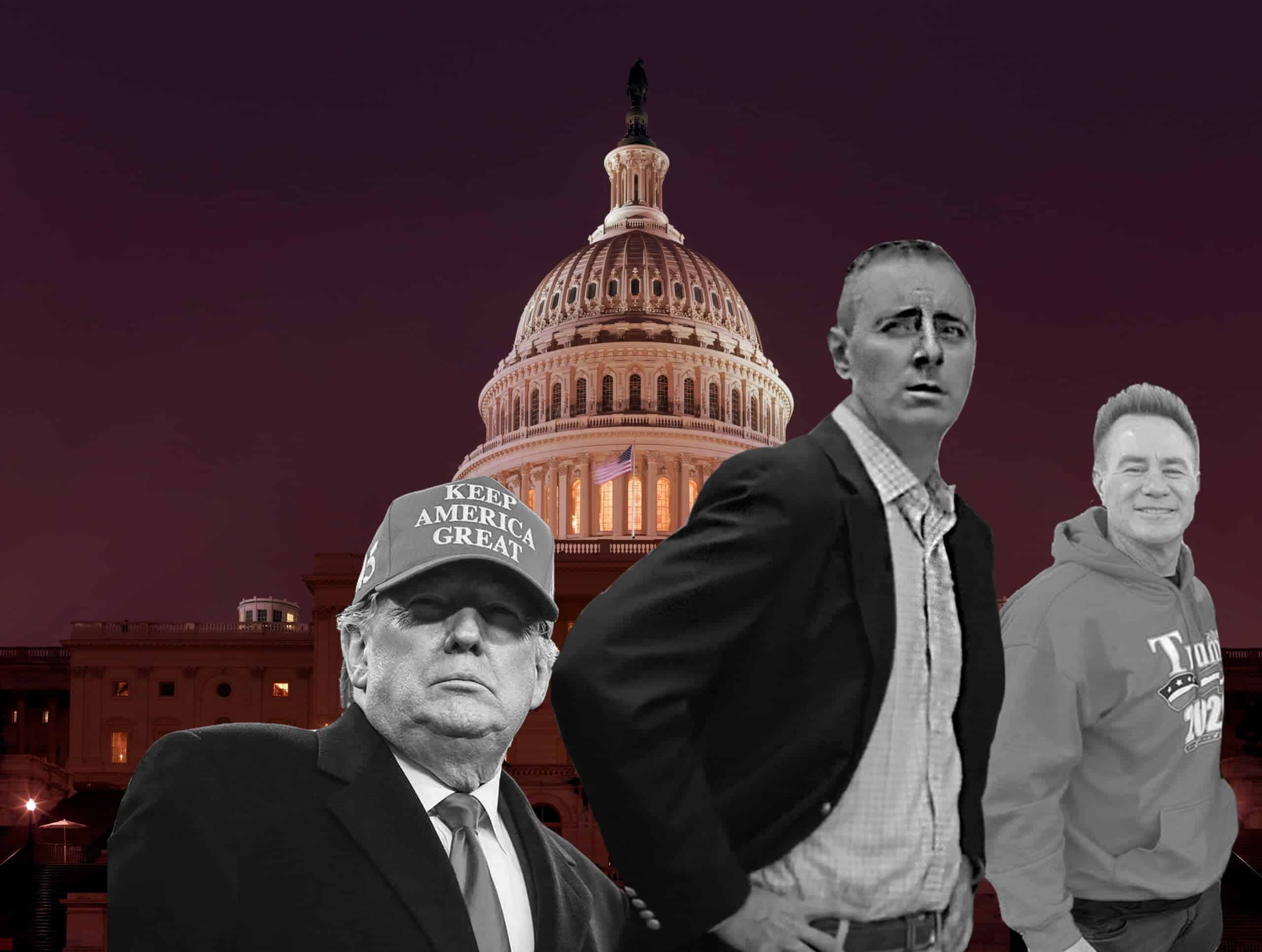 fitz trump worthington scaled - Bucks County Beacon - After Jan. 6, GOP Rep. Brian Fitzpatrick Opposed 14 Out of 18 Bills to Strengthen Democracy