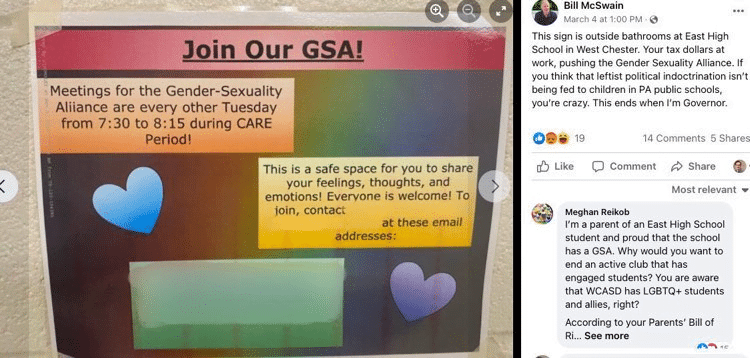 image 5 - Bucks County Beacon - Central Bucks Wants Republican Who Attacked a Middle School’s LGBTQ Student Club to Investigate ACLU’s Complaint of Anti-LGBTQ Discrimination