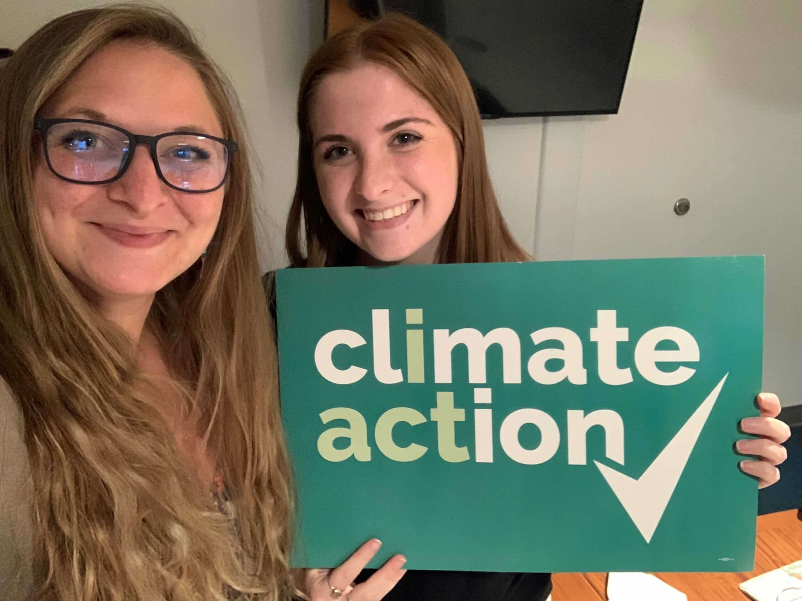 Climate Action Now with Jess and Miah scaled - Bucks County Beacon - Bucks County Changemaker Interview with Conservation Voters of PA's Miah Hornyak