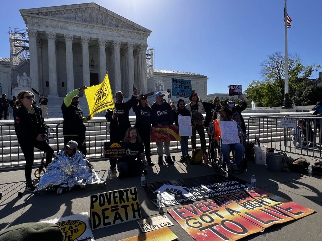 Housing Not Handcuffs4. JPG - Bucks County Beacon - Supreme Court Will Decide Whether Homeless People Should Be Treated Humanely, or Instead as a Criminal Menace