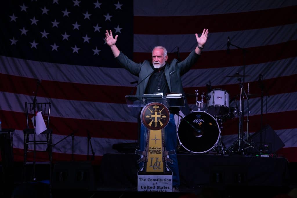 10 13 2024 RodofIron Sunday WebEdited 184 - Bucks County Beacon - Rod of Iron Festival in Pennsylvania Still Pushing MAGA Conspiracies, Hate, and Extremism