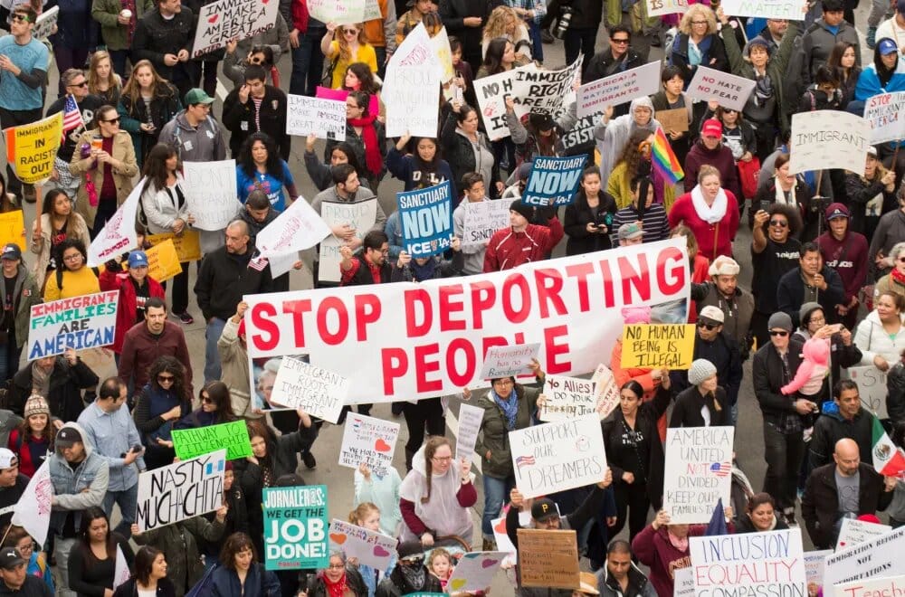 Civil Liberties Groups Challenge Trump’s 'Lawless' Use of Alien Enemies Act for Deportations in Court 1 immigrants immigration deportation - Bucks County Beacon - Civil Liberties Groups Challenge Trump’s 'Lawless' Use of Alien Enemies Act for Deportations in Court