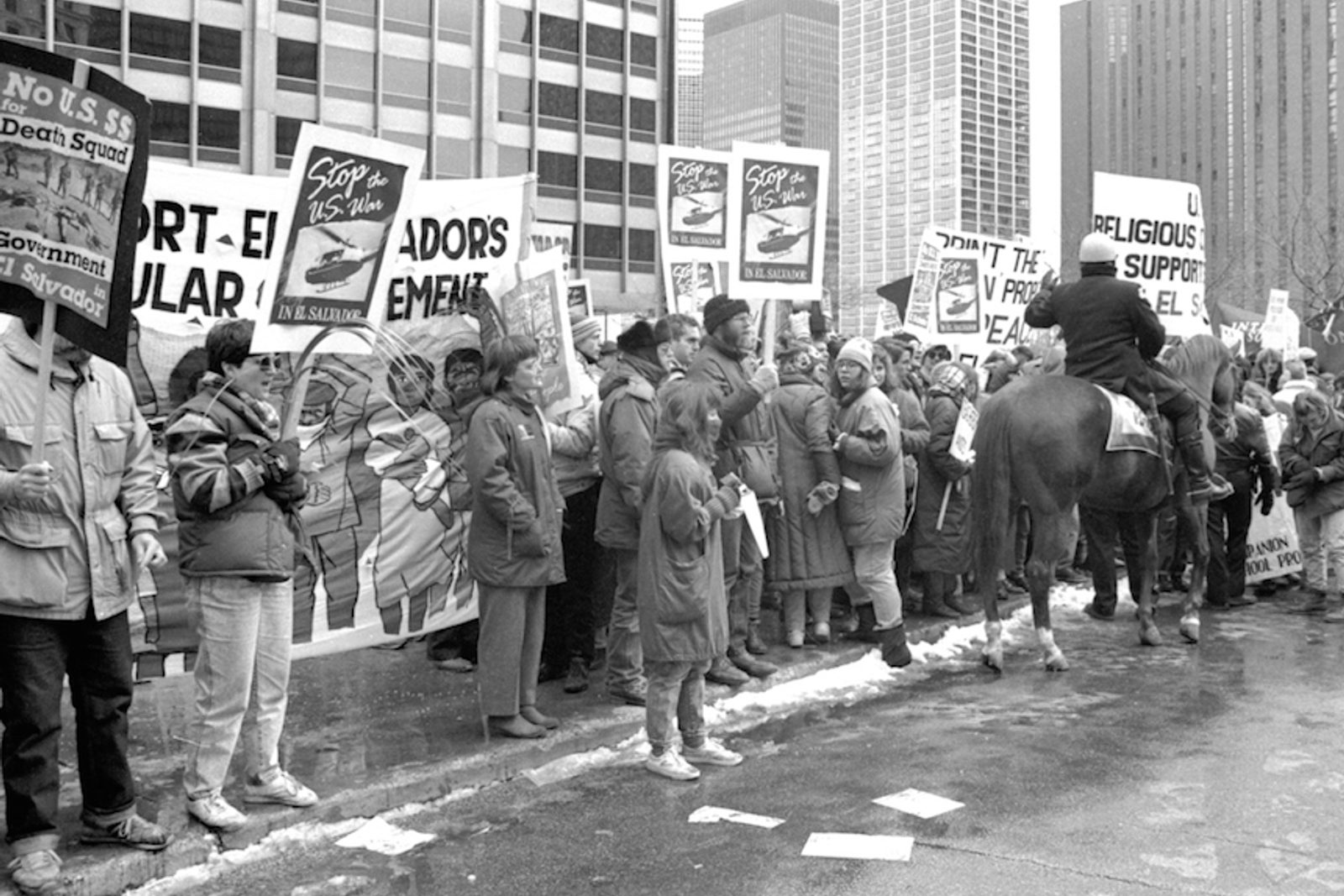 El Salvador Civil War Protests 6 - Bucks County Beacon - The Sanctuary Movement and Immigrant Solidarity from Reagan to Trump