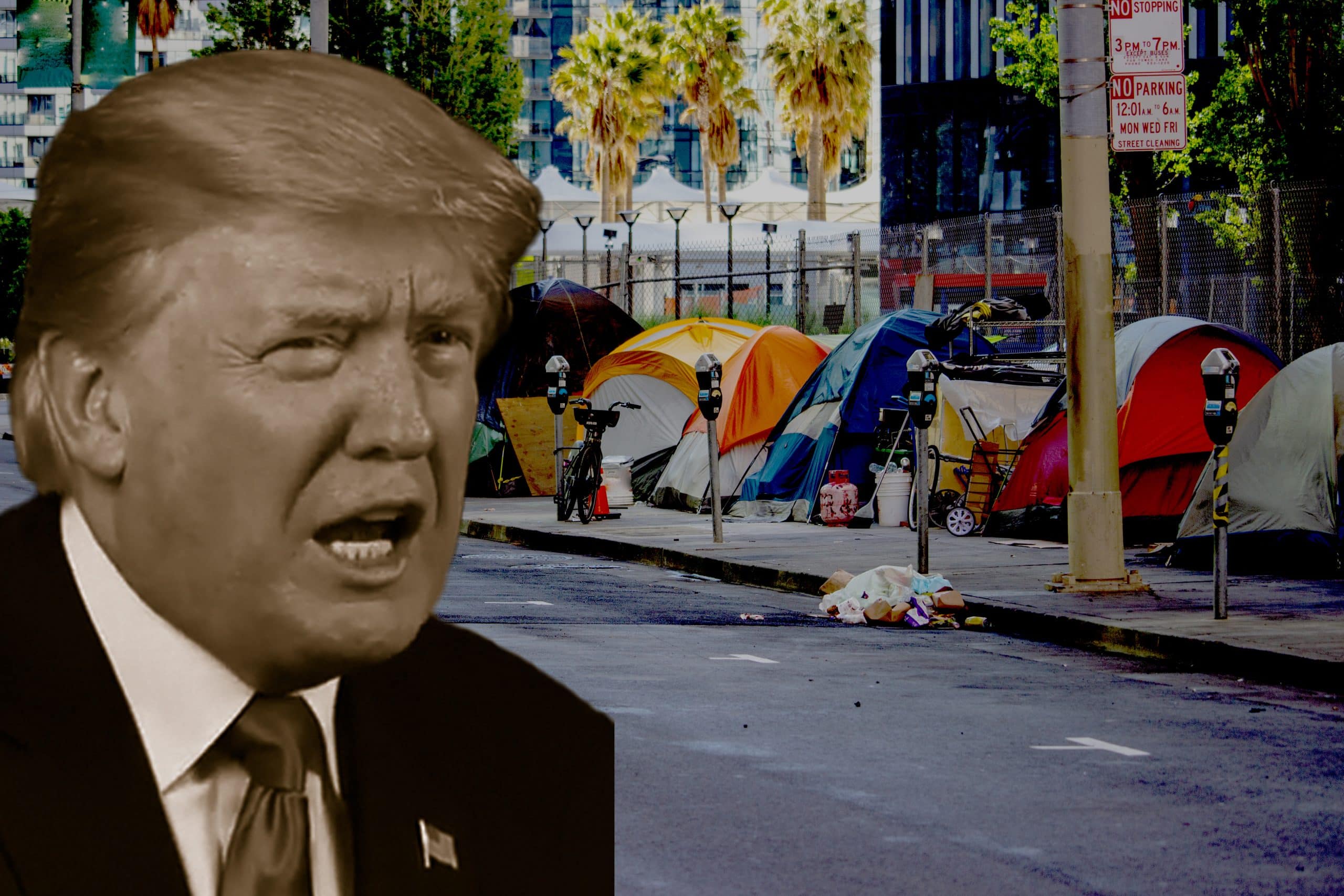 homeless camp trump2 scaled - Bucks County Beacon - Trump’s War on DEI Is Decimating HUD’s Homelessness Response Infrastructure While Evicting Key Personnel from Their Positions