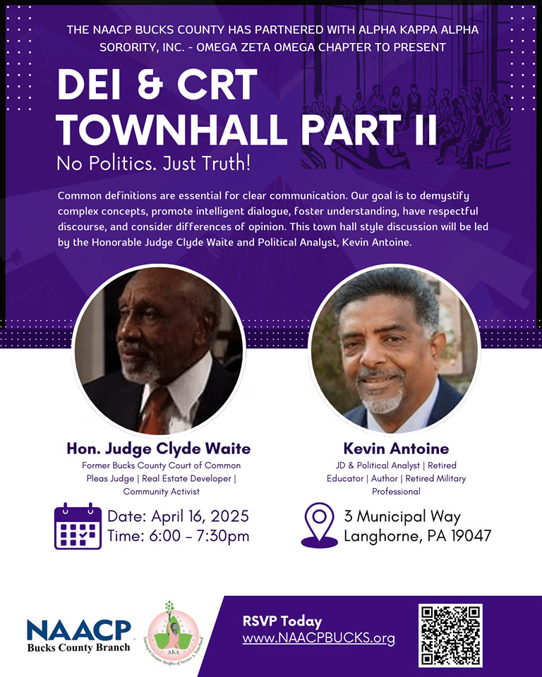 image 6 - Bucks County Beacon - Bucks County NAACP Continues to Correct DEI and Critical Race Theory Misinformation with Second Town Hall