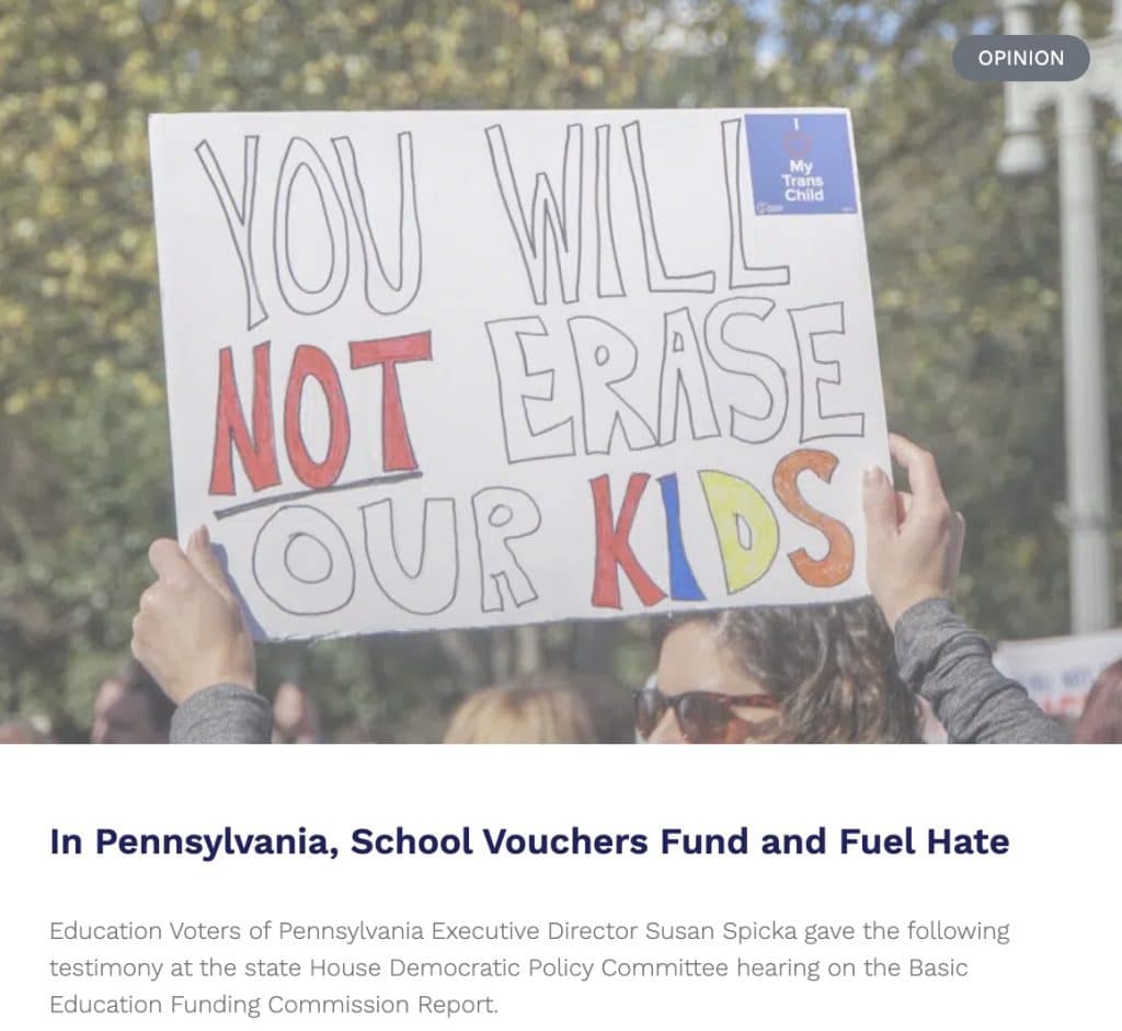 Image 5 28 25 at 6.49 AM - Bucks County Beacon - The GOP House Budget Bill Also Takes Aim at Public Education with Its Private School Voucher Scheme