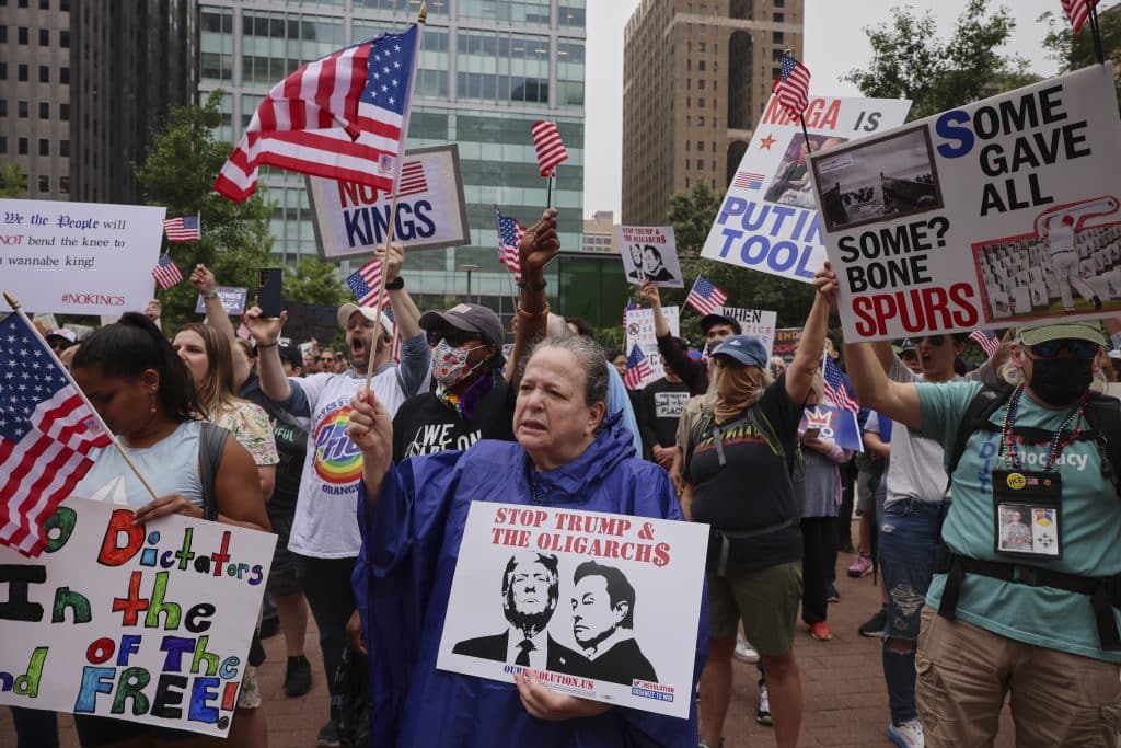 AP No Kings 5 - Bucks County Beacon - Photos of Anti-Trump 'No Kings' Demonstrations Across the US
