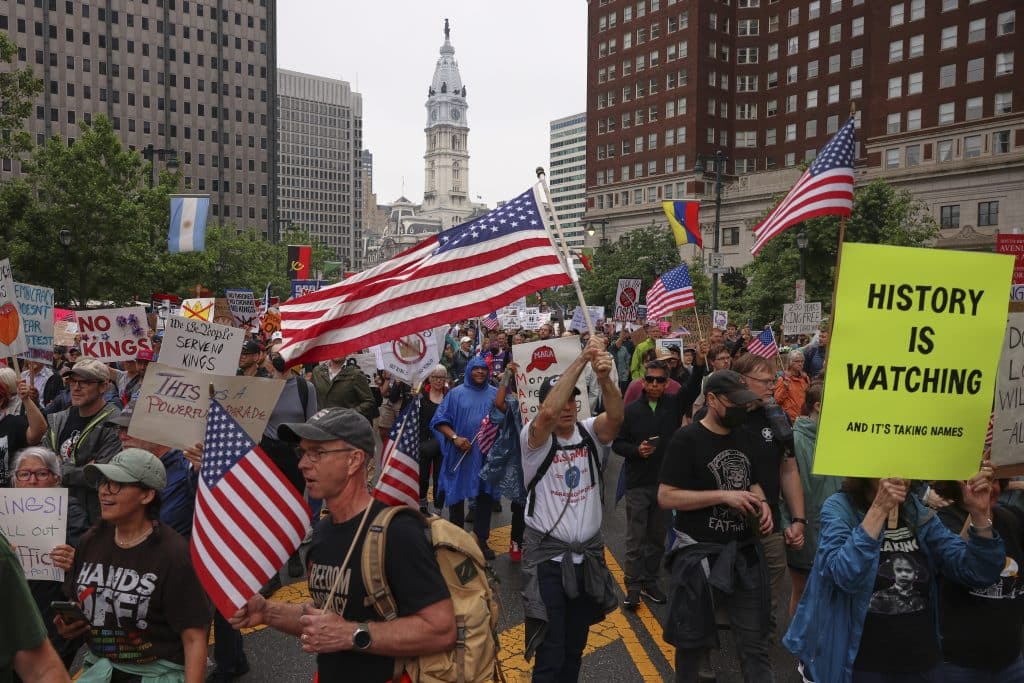 AP No Kings 8 - Bucks County Beacon - Photos of Anti-Trump 'No Kings' Demonstrations Across the US