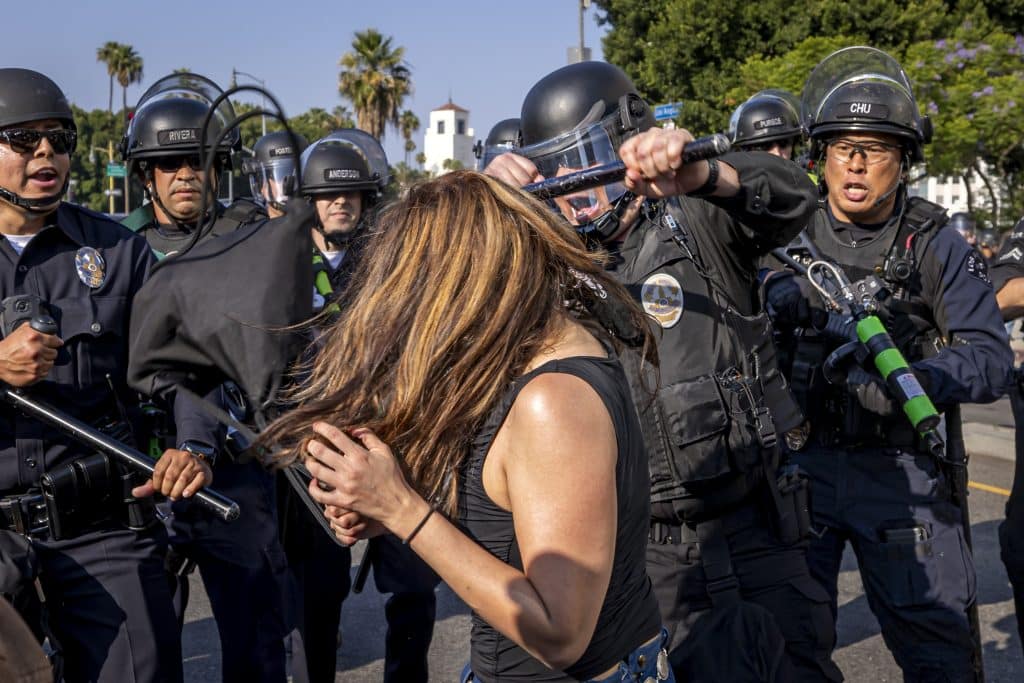 CYRIL 3 3P6A609506092025 LA ICE DAY 4 NIGRO - Bucks County Beacon - Photo Essay: Trump's Militarized War on Immigrants Meets Citizen Resistance in Los Angeles
