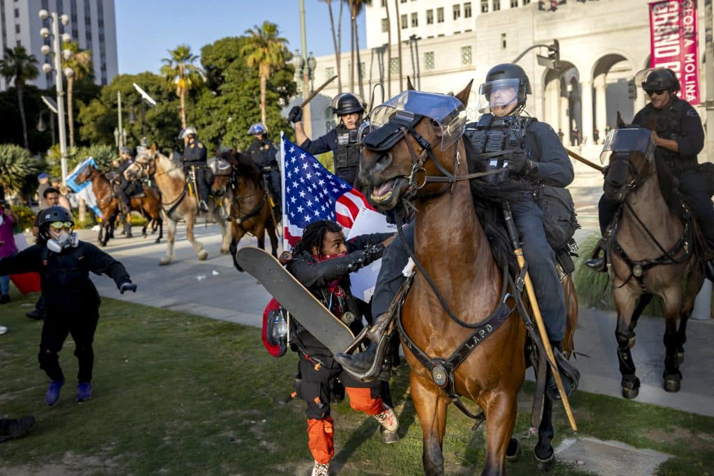 CYRIL 8 3P6A821006112025 LA ICE DAY 6 NIGRO - Bucks County Beacon - Photo Essay: Trump's Militarized War on Immigrants Meets Citizen Resistance in Los Angeles