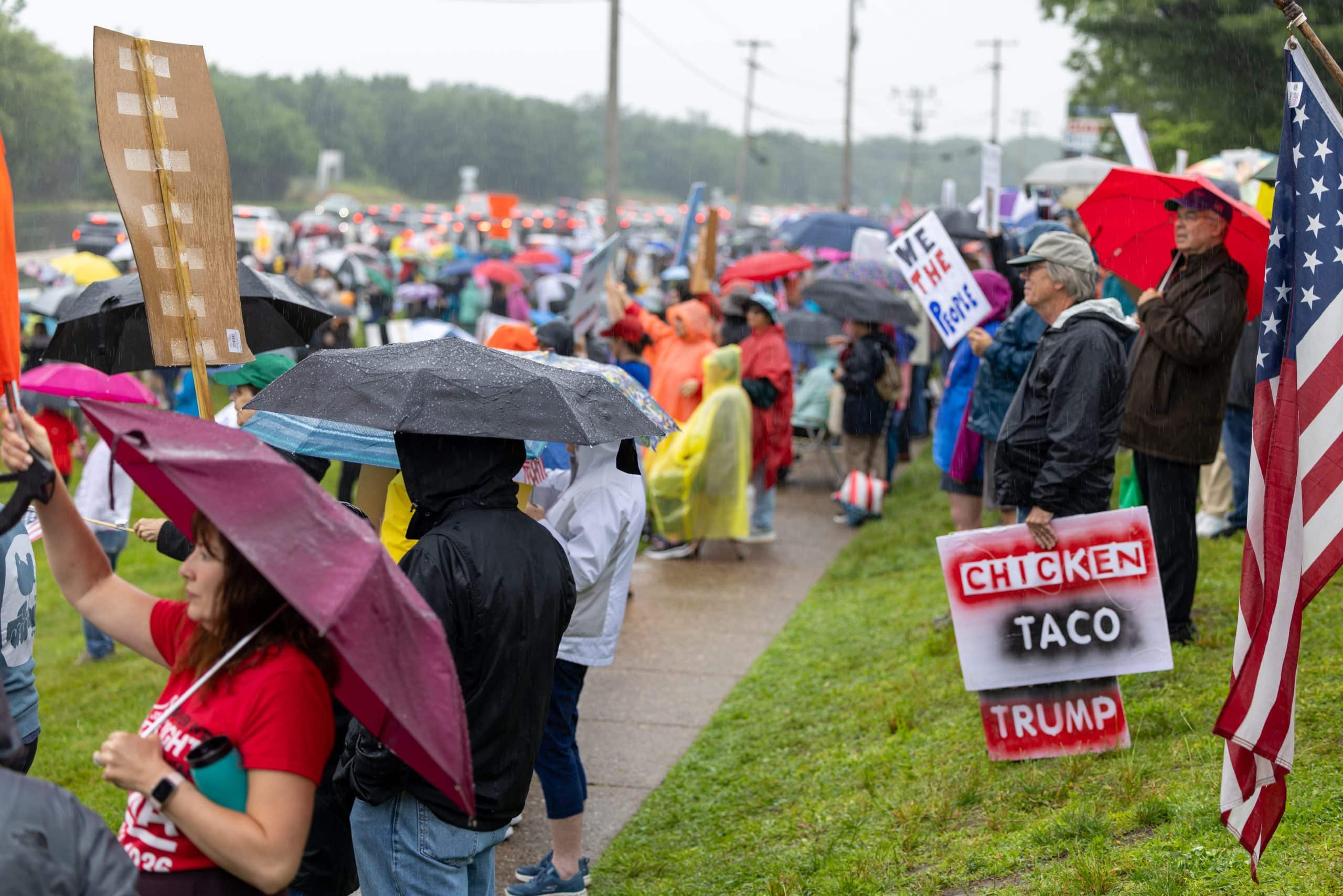 Here’s Why 1,800 Protesters Demonstrated  Outside of Congressman Brian Fitzpatrick’s Langhorne Office for ‘No Kings Day’